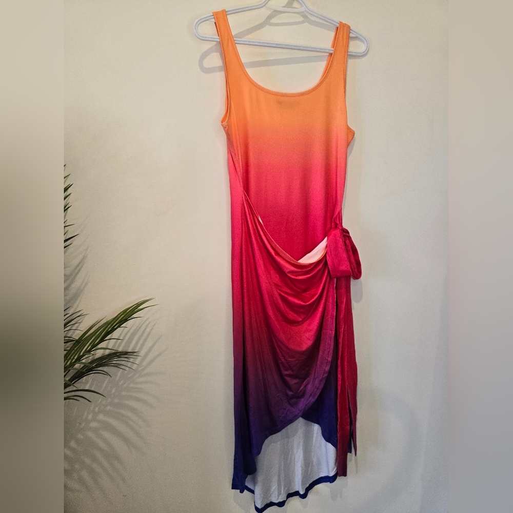 Chic Me ombre wrap bottom dress size L
